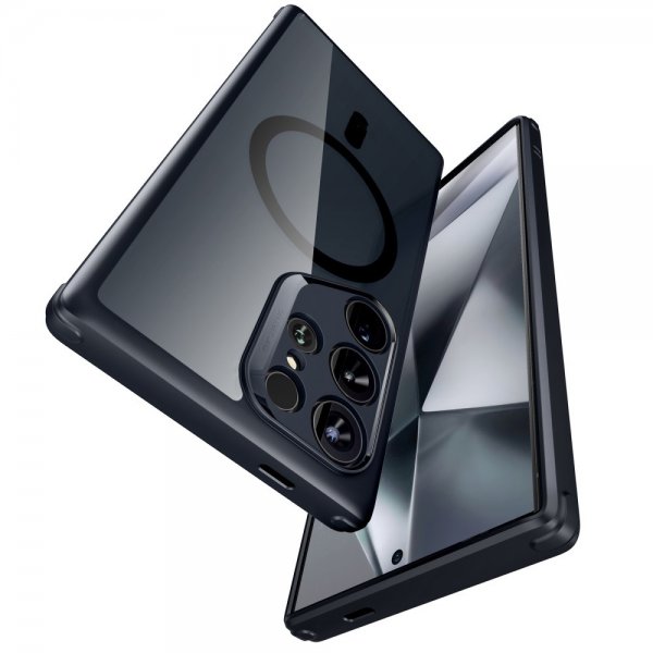 ESR Samsung Galaxy S24 Ultra -suojakuori Classic Hybrid HaloLock Clear Black