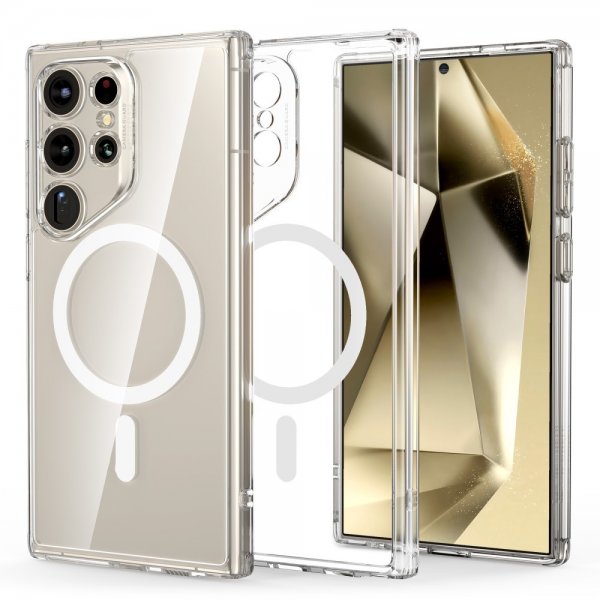 ESR Samsung Galaxy S24 Ultra Kuori Classic Hybrid HaloLock Läpinäkyvä