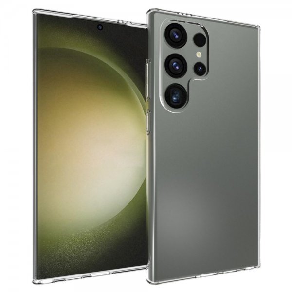 Nordic Covers Samsung Galaxy S24 Ultra Feather Series -läpinäkyvä kuori