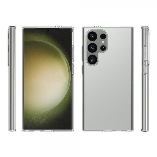 Nordic Covers Samsung Galaxy S24 Ultra Feather Series -läpinäkyvä kuori