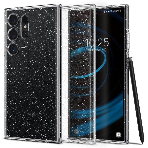 Spigen Samsung Galaxy S24 Ultra Kuori Liquid Crystal Glitter Crystal Quartz