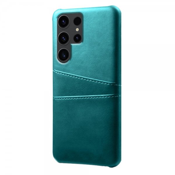 Samsung Galaxy S24 Ultra -kuori kahdella korttipaikalla, vihreä