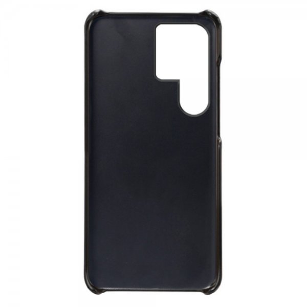 Samsung Galaxy S24 Ultra kuori kahdella korttipaikalla, musta