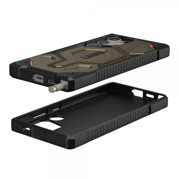 Urban Armor Gear (UAG) Samsung Galaxy S24 Ultra -suojakuori Monarch Pro MagSafe Element Green