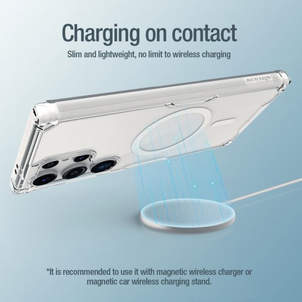 Nillkin Samsung Galaxy S24 Ultra Kuori Nature Pro Series MagSafe Läpinäkyvä
