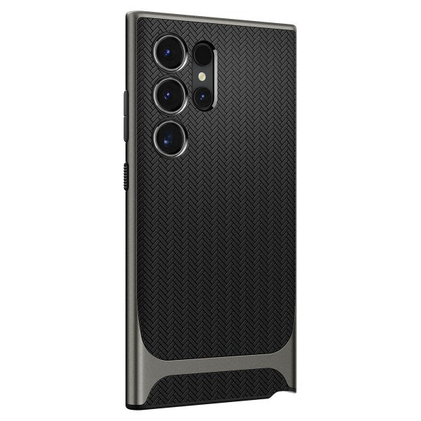 Spigen Samsung Galaxy S24 Ultra -kuori Neo Hybrid Gunmetal