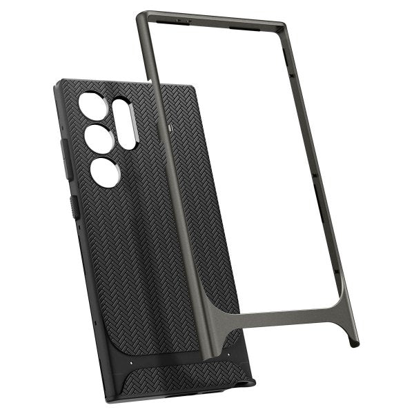 Spigen Samsung Galaxy S24 Ultra -kuori Neo Hybrid Gunmetal