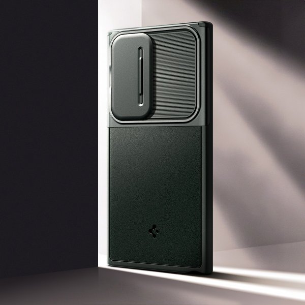 Spigen Samsung Galaxy S24 Ultra kuori Optik Armor Abyss Green