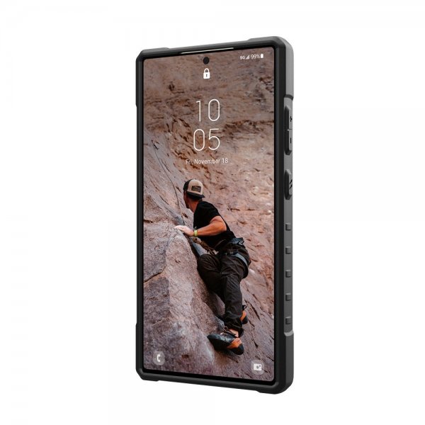 Urban Armor Gear (UAG) Samsung Galaxy S24 Ultra -suojakuori Pathfinder Clear MagSafe Ash
