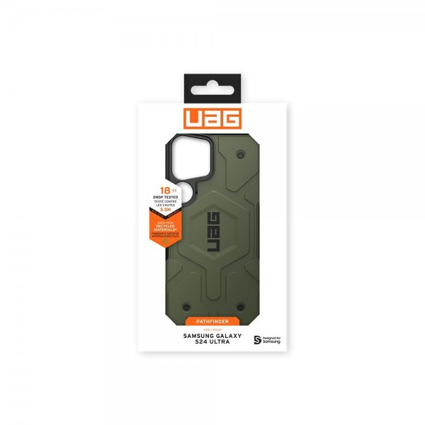 Urban Armor Gear (UAG) Samsung Galaxy S24 Ultra -suojakuori Pathfinder Olive Drab