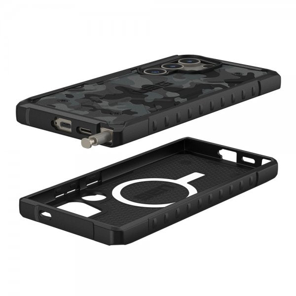Urban Armor Gear (UAG) Samsung Galaxy S24 Ultra kuori Pathfinder SE MagSafe Midnight Camo