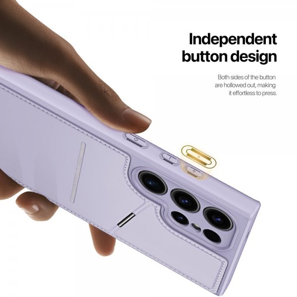 Dux Ducis Samsung Galaxy S24 Ultra Kuori Rafi II Series MagSafe Violetti
