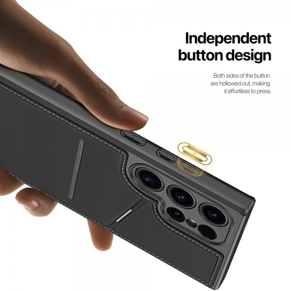 Dux Ducis Samsung Galaxy S24 Ultra Kuori Rafi II -sarja MagSafe Musta