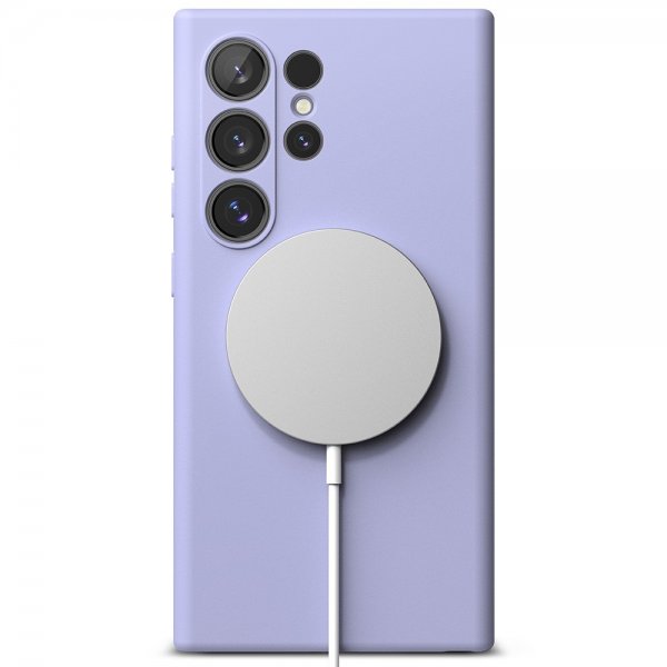 Ringke Samsung Galaxy S24 Ultra Silicone Magnetic -suojakuori, laventeli