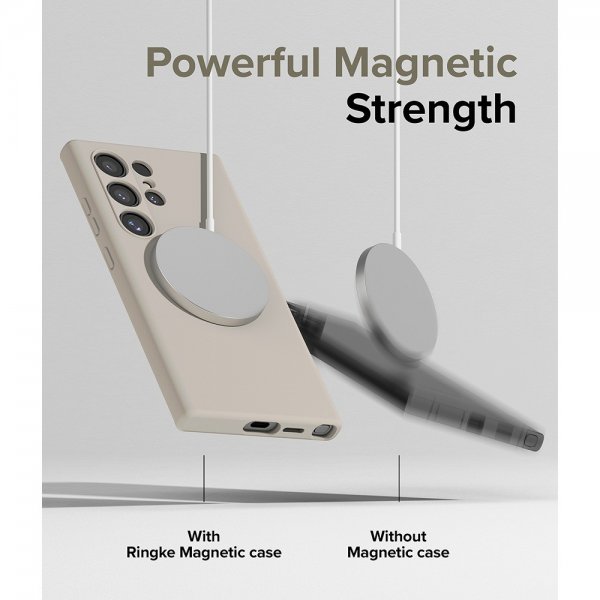 Ringke Samsung Galaxy S24 Ultra Silicone Magnetic -suojakuori