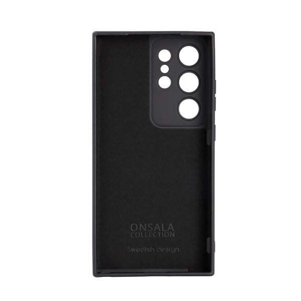 Onsala Samsung Galaxy S24 Ultra Silikonikuori Musta
