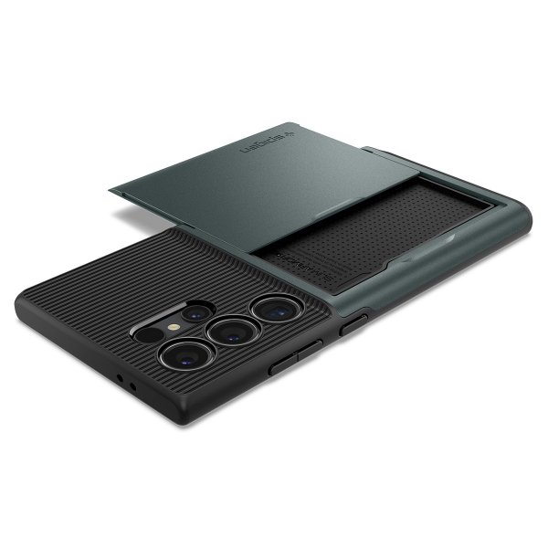 Spigen Samsung Galaxy S24 Ultra kuori Slim Armor CS Abyss Green
