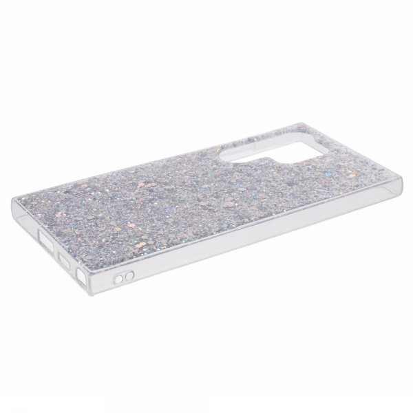 Nordic Covers Samsung Galaxy S24 Ultra -suojakuori, Sparkle Series, Stardust Silver