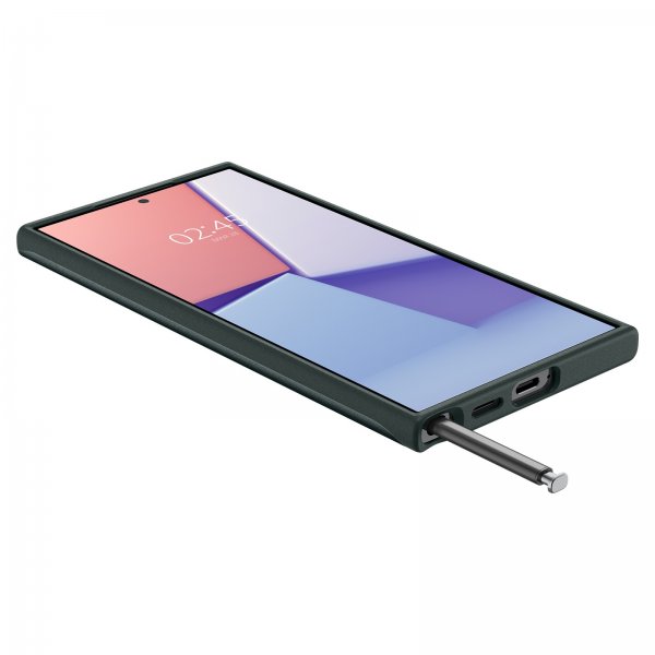 Spigen Samsung Galaxy S24 Ultra kuori Thin Fit Abyss Green
