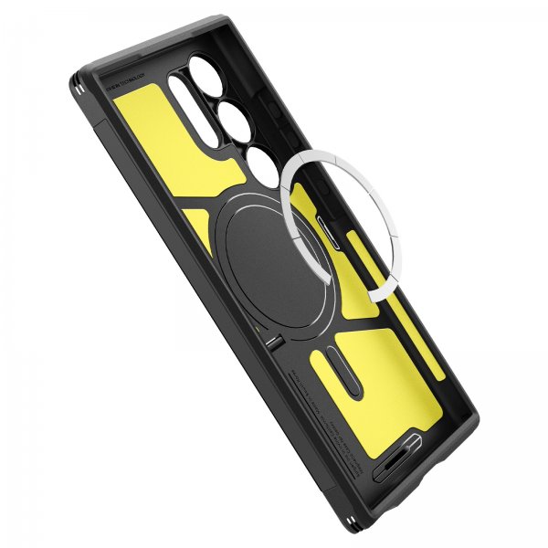 Spigen Samsung Galaxy S24 Ultra -suojakuori Tough Armor MagFit, musta