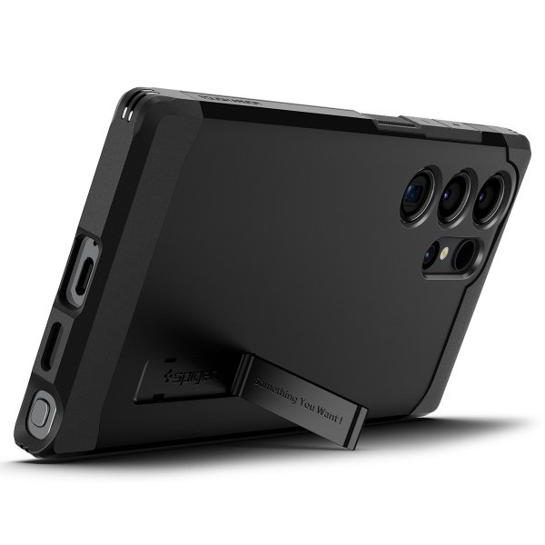 Spigen Samsung Galaxy S24 Ultra kuori Tough Armor Musta