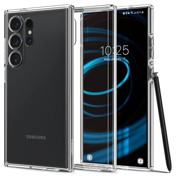 Spigen Samsung Galaxy S24 Ultra -suojakuori Ultra Hybrid Crystal Clear