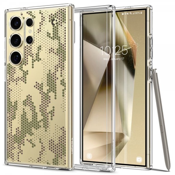 Spigen Samsung Galaxy S24 Ultra -suojakuori Ultra Hybrid Digital Camo
