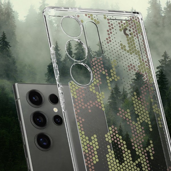 Spigen Samsung Galaxy S24 Ultra -suojakuori Ultra Hybrid Digital Camo