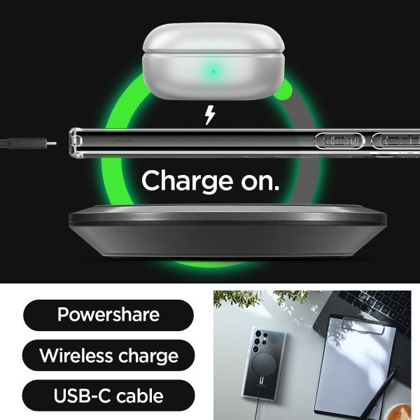 Spigen Samsung Galaxy S24 Ultra Ultra Hybrid Metal Ring MagFit -suojakuori