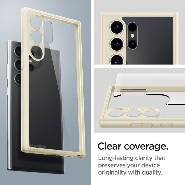 Spigen Samsung Galaxy S24 Ultra Ultra Hybrid Mute Beige -suojakuori