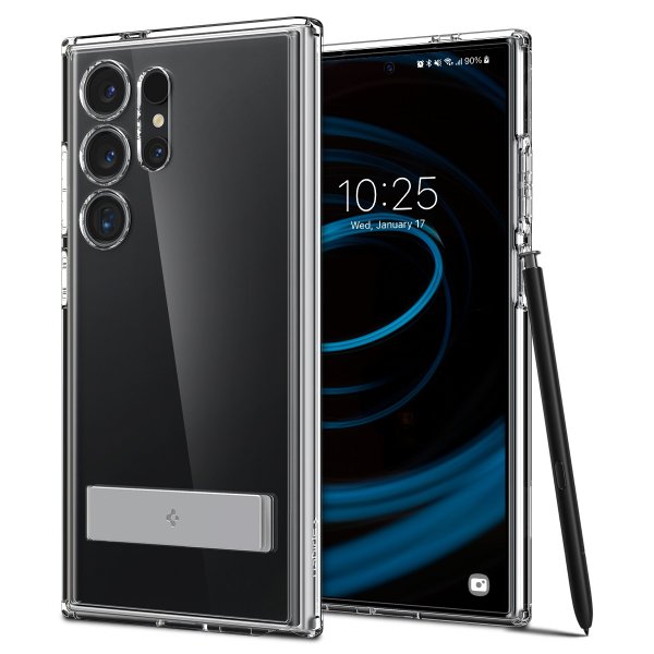 Spigen Samsung Galaxy S24 Ultra -suojakuori Ultra Hybrid S Crystal Clear