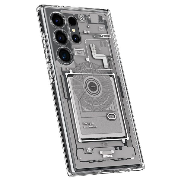 Spigen Samsung Galaxy S24 Ultra Ultra Hybrid Zero One White -suojakuori