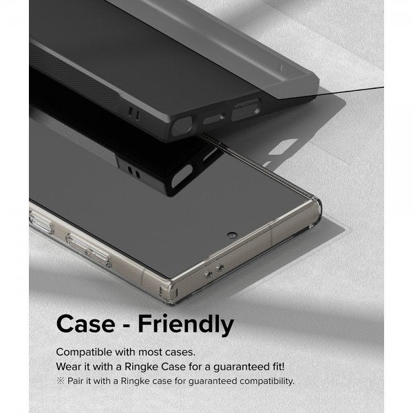 Ringke Samsung Galaxy S24 Ultra näytönsuoja Easy Slide 2-pakkaus