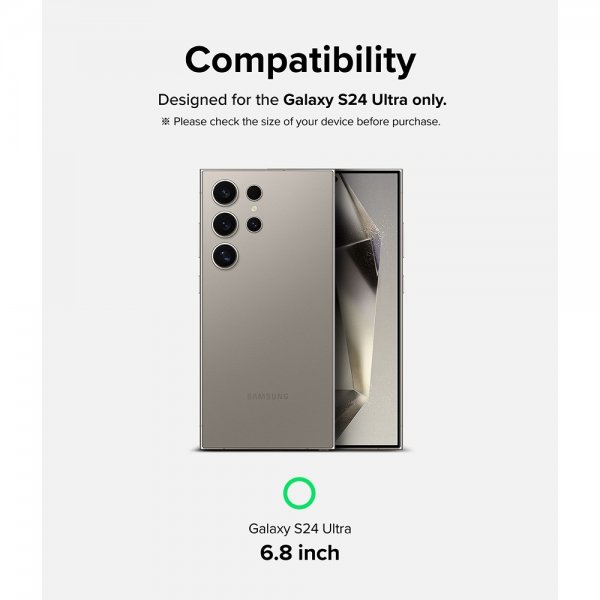 Ringke Samsung Galaxy S24 Ultra näytönsuoja Easy Slide 2-pakkaus