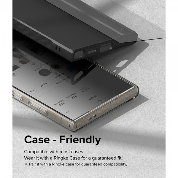 Ringke Samsung Galaxy S24 Ultra näytönsuoja Easy Slide Privacy, 2 kpl