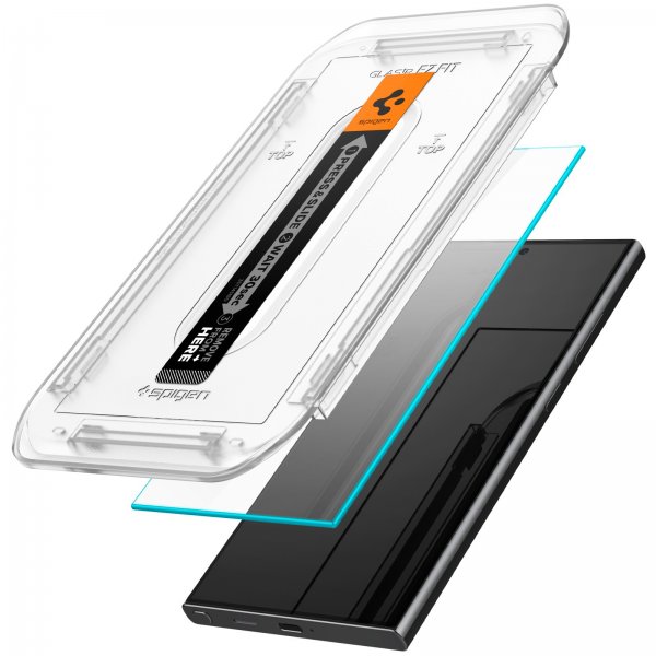 Spigen Samsung Galaxy S24 Ultra -näytönsuoja GLAS.tR EZ Fit 2-pakkaus