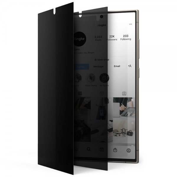 Ringke Samsung Galaxy S24 Ultra Näytönsuoja Privacy Dual Easy Film