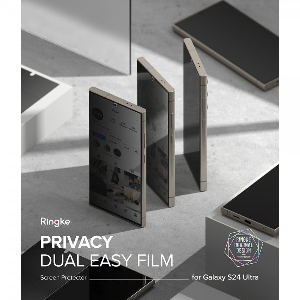 Ringke Samsung Galaxy S24 Ultra Näytönsuoja Privacy Dual Easy Film
