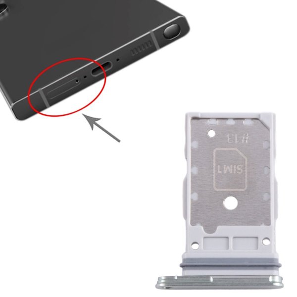 Samsung Galaxy S24/S24 Plus SIM-korttipidin - Vihreä
