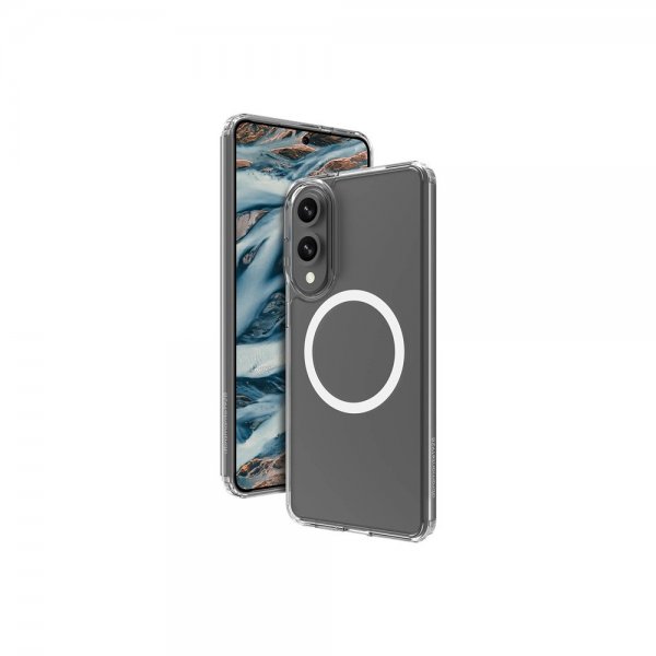 dbramante1928 Samsung Galaxy S25 Edge -puhelinkuori Iceland Pro Qi2, läpinäkyvä