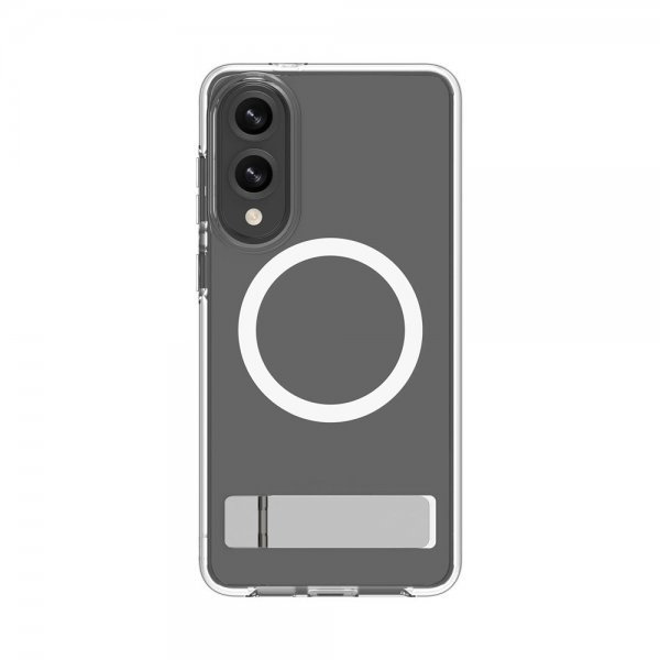 dbramante1928 Samsung Galaxy S25 Edge -suojakuori, Iceland Ultra D3O Qi2 Kickstand Transparent