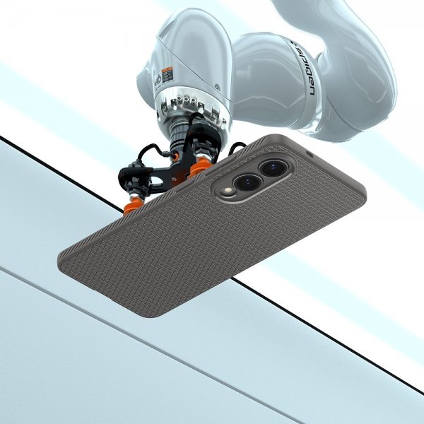 Spigen Samsung Galaxy S25 Edge Kuori Liquid Air Marble Gray