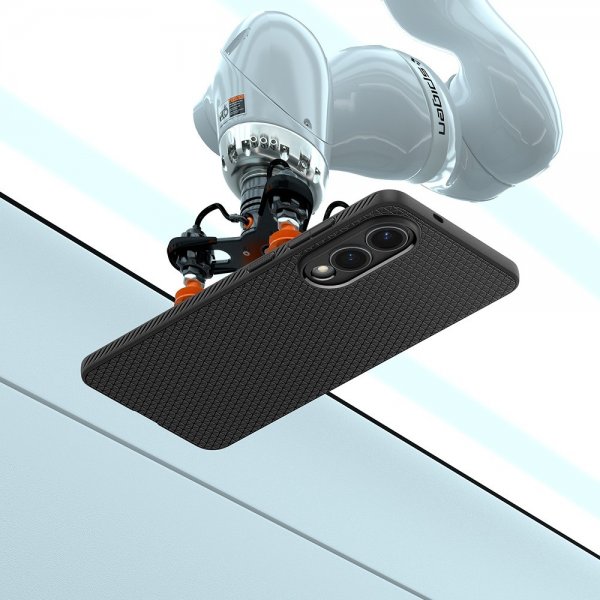 Spigen Samsung Galaxy S25 Edge Suojakuori Liquid Air Mattamusta