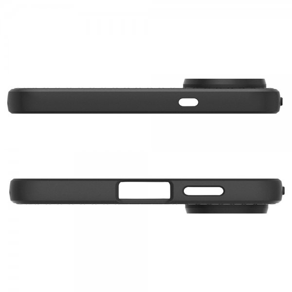 Spigen Samsung Galaxy S25 Edge Suojakuori Liquid Air Mattamusta