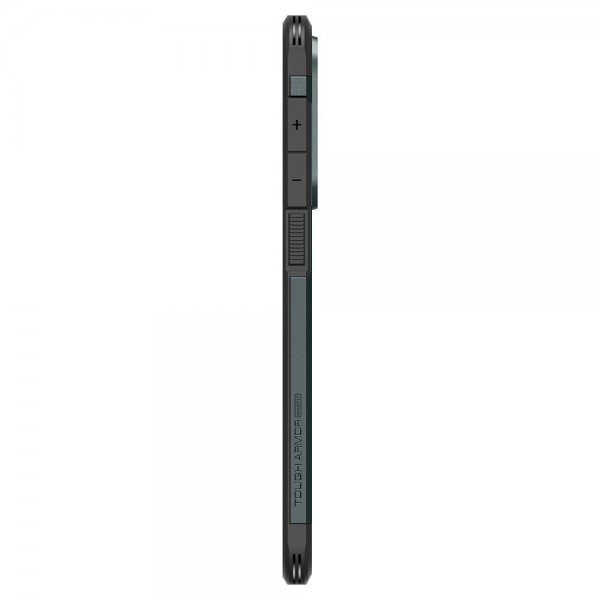 Spigen Samsung Galaxy S25 Edge -suojakuori Tough Armor MagFit Abyss Green