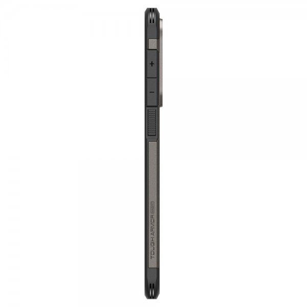 Spigen Samsung Galaxy S25 Edge -suojakuori Tough Armor MagFit Gunmetal