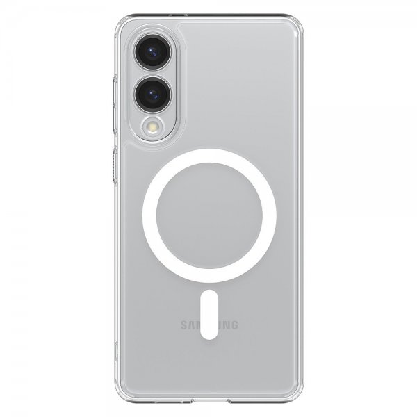 Spigen Samsung Galaxy S25 Edge Ultra Hybrid MagFit kirkas valkoinen kuori