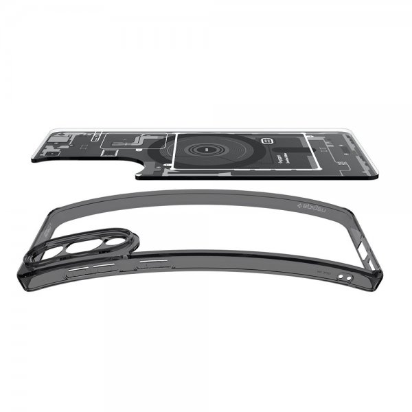 Spigen Samsung Galaxy S25 Edge -kuori Ultra Hybrid Zero One MagFit, musta