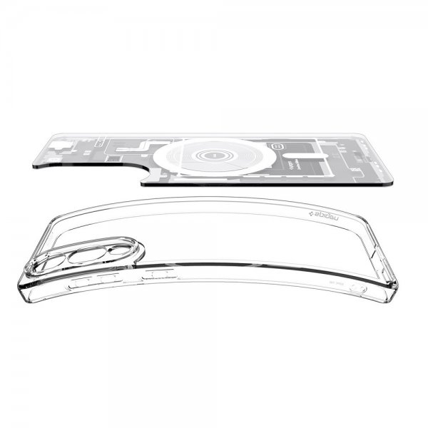 Spigen Samsung Galaxy S25 Edge -suojakuori Ultra Hybrid Zero One MagFit, valkoinen