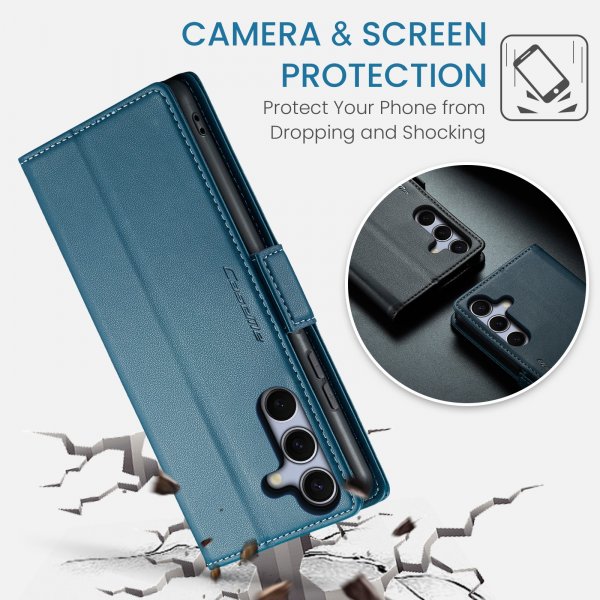 CaseMe Samsung Galaxy S25 FE Suojakotelo 023 Series Sininen